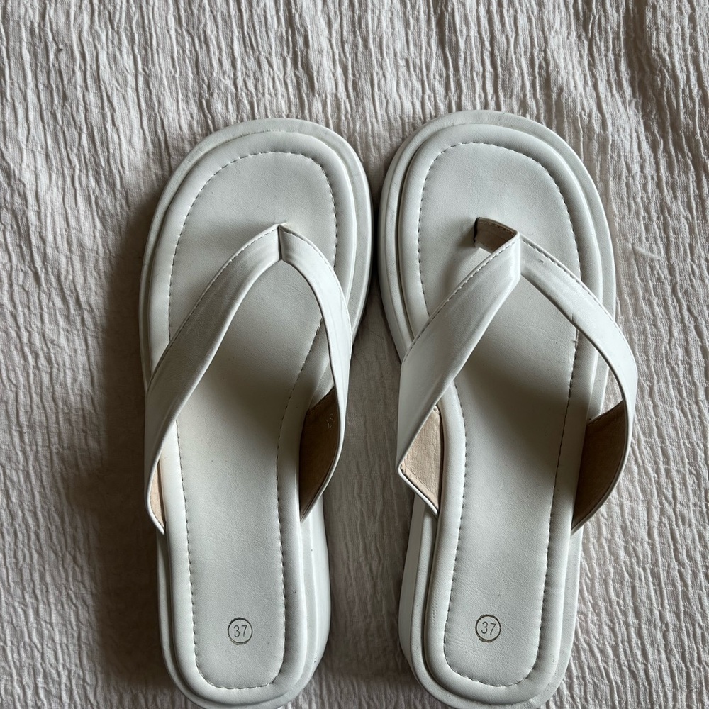 Women's White Sandals